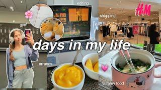 DAYS IN MY LIFE: gym, shopping, reading, errands, & more