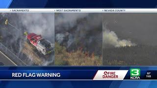 Red Flag Warning, PG&E planned shutoffs set for Saturday, Sunday in Northern California