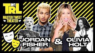 Olivia Holt & Jordan Fisher Act Out Celebrity Tweets | Master Tweet Theatre | TRL Weekdays at 4pm