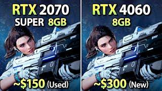 RTX 2070 Super vs RTX 4060 - Test in 2024 