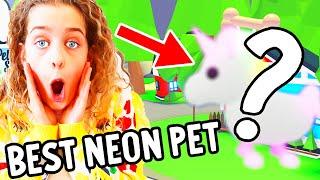 WHO CAN MAKE THE BEST NEON PET in Adopt Me Gaming w/ The Norris Nuts