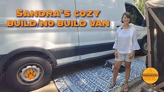 Cozy Build/No Build Van Tour #solocamping #carolinacampingclub #vantour #GazelleTents #battleborn