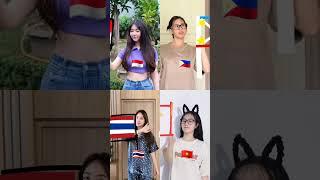 the flag trend which country  #vietnamese#indonesia #philippines #thailand