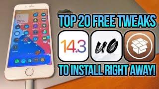 Top 20 FREE iOS 14.3 Jailbreak Tweaks To Install Right Now!