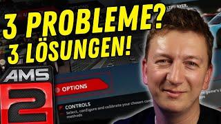 AMS2 - 3 Probleme 3 Lösungen - Wheel & Pedale einstellen + Triplescreen + Simhub