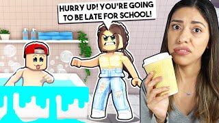 SON'S *BACK TO SCHOOL* MORNING ROUTINE! (Roblox Bloxburg Roleplay)