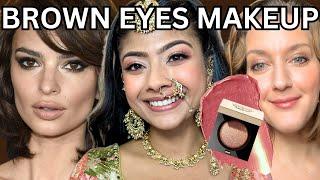 BEST EYESHADOW COLORS FOR BROWN EYES