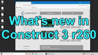 What's new in Construct 3 r260