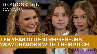 Ten Year Old Entrepreneurs Wow Dragons With Their Pitch | Dragons' Den Canada