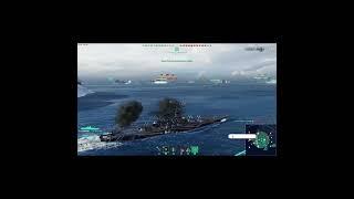 Shikishima Vernichtet Salem mit Ansage World of Warships #Shorts