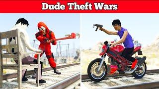 Jack Saves Chad vs Red Criminal | Dude Theft Wars | Gta5