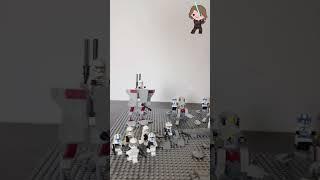 LEGO Star Wars - Clone Wars Battle - with Anti Vehicle Cannons #lego #legostarwars  #starwars #moc