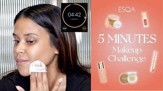 5 Minutes Makeup Challenge | ESQA Cosmetics