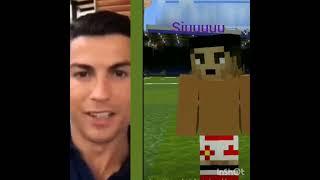 Cristiano Ronaldo Siuuuuuuu In Minecraft (Ibtehaj The Leader Of Gaming)