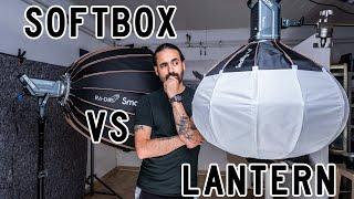 SOFTBOX VS LANTERN | which is best for you?