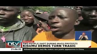 One person shot dead while another sustained a bullet wound during the Azimio protests in Kisumu