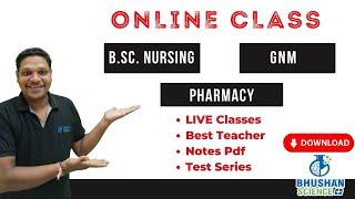 Nursing and Pharmacy Online Classes | Pharmacy classes | Nursing Classes | Bhushan Science