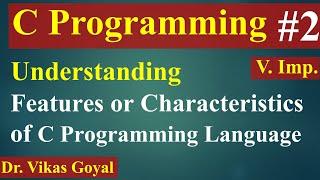 #2 Features & Characteristics of C (with Notes) | C Programming | C Language