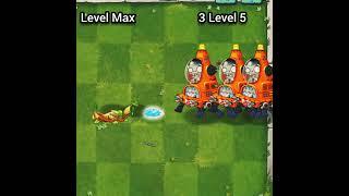 Plants Vs Zombies 2 - Level Max Aqua Vine Vs 3 Level 5 Robo-cone Zombies - PvZ 2