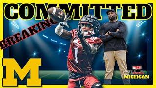 BREAKING: UMass WR Anthony Simpson has committed to Michigan.