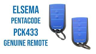 Elsema Pentacode PCK433 Genuine Remote Video Description