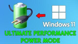 ENABLE Ultimate Performance POWER MODE in Windows 11 