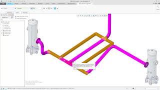 Creo 5 0 модуль Piping - Новые возможности автоматизации прокладки трубопроводов