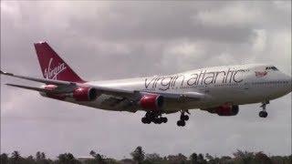 40+ Minutes of Plane Spotting at Barbados Grantley Adams Airport (BGI/TBPB)