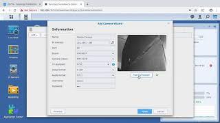 Synology Surveillance Station Installing an IP Camera
