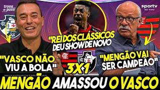 MENGÃO AVASSALADOR! BH BRILHOU e FLAMENGO AMASSA o VASCO! MÍDIA ENCANTADA COM MENGÃO!