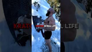Kratos in real life #gym #shorts