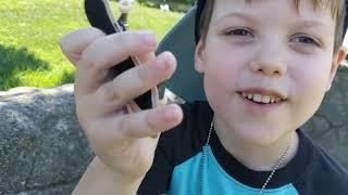 Fingerboarding At A Mini Golf Course