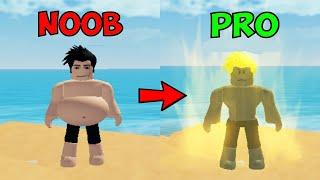 NOOB To PRO With NO ROBUX In Gym League Roblox [Part 1]