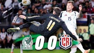 MÉXICO 0-0 COSTA RICA | Avanzamos como líderes | Copa Oro 2025