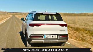 New 2025 Byd Atto 2 Best Electric City SUV Interior Exterior | Skiing White