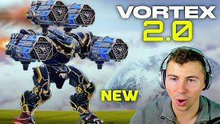 NEW 'Discipline' Weapons With Auto Firing... UNLIMITED Range - Vortex 2.0 Gameplay | War Robots