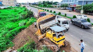 SUMMARY Video Working 3days From Start to final Project! by Excellet skill Driver Dozer KOMATSU D31P