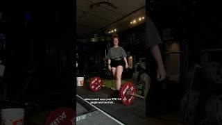 week 3 kinda slayed  #femalepowerlifter #girlswhopowerlift #powerliftingsg #powerliftingwomen