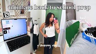 ultimate back to school prep for productivity: notion tour, tech reset, shopping haul! 🫧