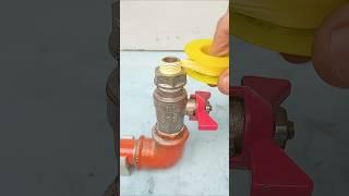 Only Pro Plumbers Know This Trick. How to Install Flexible Hoses Correctly #shorts #plumbing #skills