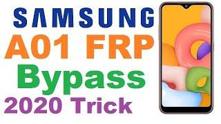 SAMSUNG GALAXY A01 FRP/GOOGLE LOCK BYPASS ANDROID 10 U2 2020 NEW TRICK BY GSMJAFARABAD TEAM