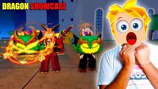 DRAGON REWORK SHOWCASE IN BLOX FRUIT(HINDI)