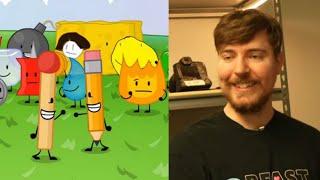 MrBeast talks about the fps BFDI uses!