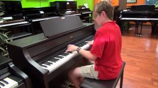 Aidan Plays "The Maple Leaf Rag" by Scott Joplin Aug 2015