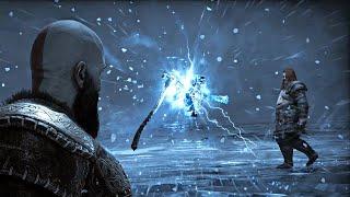 God of War: Ragnarok - Kratos VS Thor No Damage Boss Fight GMGOW