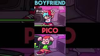 FNF QT Rewired Mod BF VS Pico Dancing Animation Comparison!