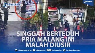 HANYA Singgah Berteduh, Pria Ini malah Diusir Emak-emak Pemilik Toko