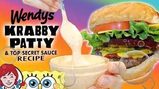 DIY Sponge Bob Krabby Patty and Wendy's TOP SECRET Sauce