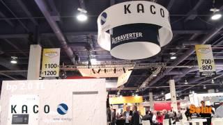 KACO new energy's New Line of Products at SPI 2014