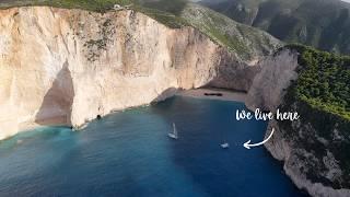 Freeing our stuck anchor & Family Sailing the Ionian Sea - E48